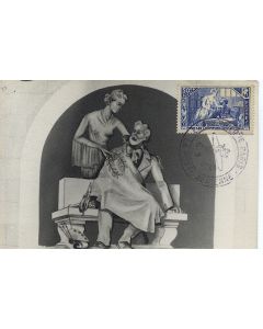 Carte-maximum France n° 307 - Pour les chomeurs intellectuels