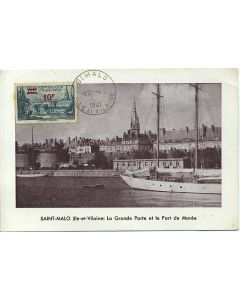 Carte-maximum France n° 492 - Saint-Malo