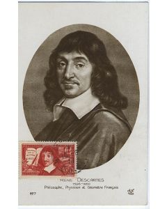 Carte-maximum France n° 341 - René Descartes