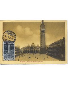 Carte-maximum Italie - N°94 - Campanile de Venise
