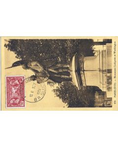 Carte-maximum France n° 244 -  Monument Lafayette et Washington
