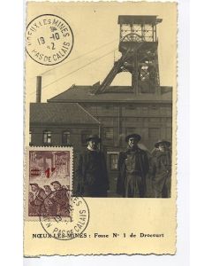 Carte-maximum France n° 489 -Mineurs