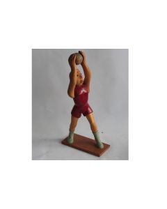 Sculpture bois ROMER Joueur de basket Romer Italie