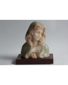 Sculpture cire Buste Vierge