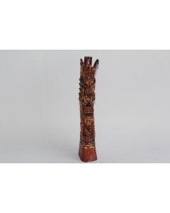 Sculpture os Bali Indonésie divinité balinaise