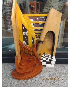 Sculpture Puzzle Piano Sauvage Jean-Claude Bischoff 1990