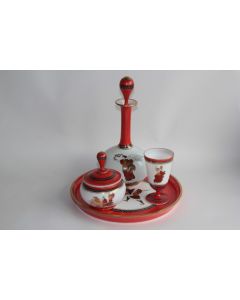 Service de nuit opaline style étrusque XIXe siècle Napoléon III