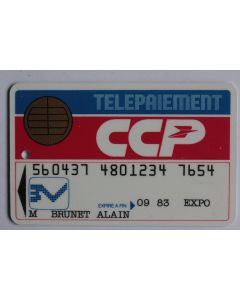 Smartcard Bull France Demo Telepaiement CCP Spécimen