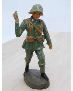 Soldat ELASTOLIN Militaire Combat