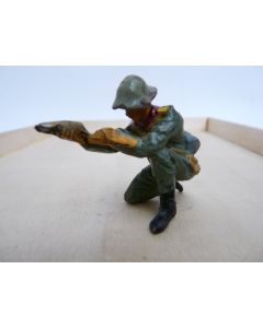 Soldat ELASTOLIN ou LINEOL ? Militaire Chargeur Obus