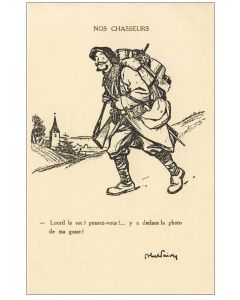 CPA Illustrée FAIVRE Jules Abel 105 Guerre 1914-18