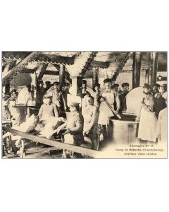 CPA GUERRE 1914-18 Allemagne N°18 Camp de Döberitz Brandebourg Intérieur d'une cuisine