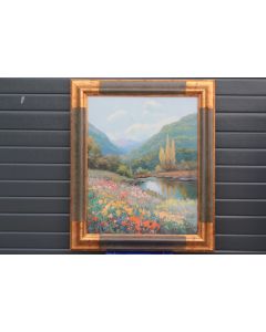 Tableau peinture Miguel PEIDRO Paysage Espagne