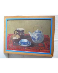 Tableau Peinture Nature Morte WERNER JACOBI Thé