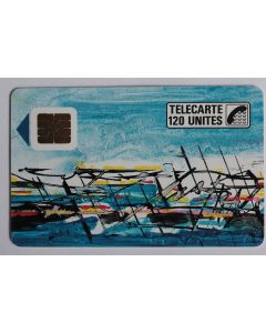 Télécarte à puce France Baltazar 1989 accent rouge