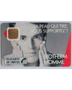 Télécarte à puce France Biotherm Rosée SO1 1987