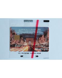 Télécarte à puce France Cinq Unités Arc de Triomphe 1994 NSB