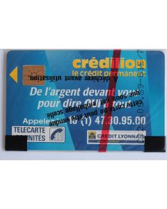 Télécarte à puce France Credilion 50 U 1989 NSB