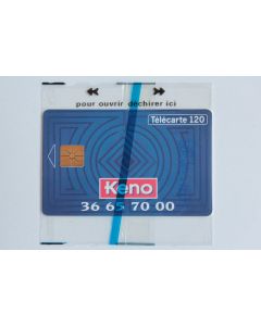Télécarte à puce France Publique Keno 120 U NSB 1993