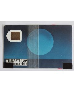 Télécarte à puce France Soleil bleu 120U SO2 1988 NSB