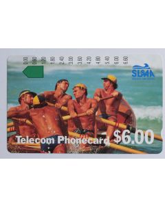 Télécarte Anritsu Australie Surf Rowers 1989 Geelong Trial