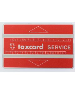 Télécarte de service Landis & Gyr Taxcard Service 805L Suisse 1998