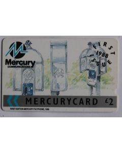 Télécarte GPT Royaume-Uni First Issue 1988 5MERA