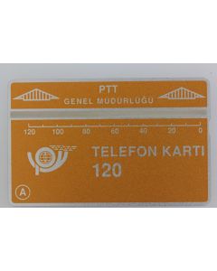 Télécarte Landis & Gyr dummy Yellow PTT Turquie