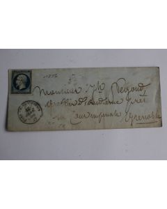 Timbre France Empire non dentelé 1er émission 20 c 1856