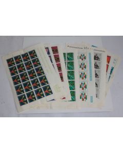 Timbres 14 planches Liechtenstein 1966-67 FDC
