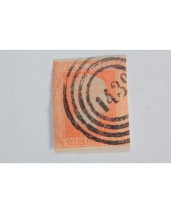 Timbres Allemagne ancien état Prusse 1/2s obl 1858
