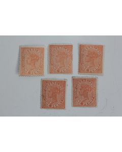 Timbres Colonie anglaise Queensland Victoria one penny 1895