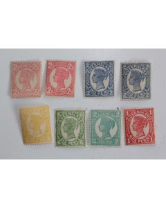 Timbres Colonie anglaise Queensland Victoria série 1897-1900