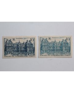 Timbres France palais du Luxembourg variété neuf 1946
