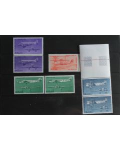 Timbres France Poste aérienne 1984-1987 paire neufs