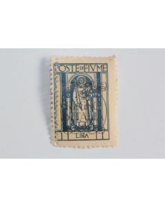 Timbres Italie Fiume surcharge Regno D'Italia 1924 variété dentelure verticale neuf*