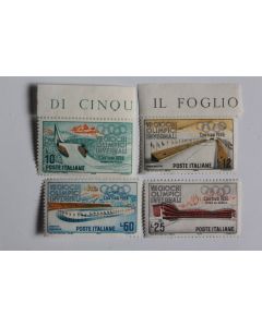 Timbres Italie jeux olympique Cortino 1956 neufs