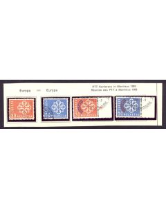 Timbres Suisse Europa PTT Montreux 1959 oblitéré