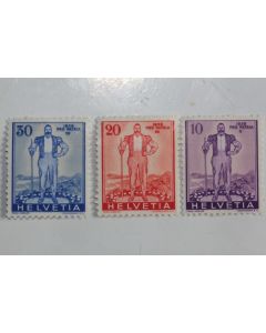 Timbres Suisse spéciaux Pro Patria 1936 neufs