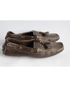 TOD'S mocassins cuir marron T35