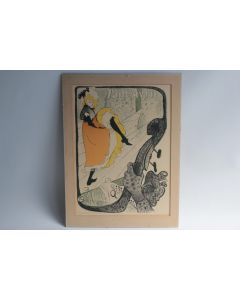 TOULOUSE-LAUTREC Lithographie Jane Avril 1893