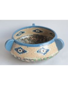 VALLAURIS Coupe céramique mosaïque Jean Gerbino