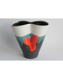 Vase céramique Elchinger vintage 1950