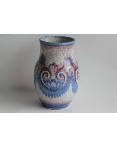Vase céramique émaillée Gmunden Handarbeit Autriche