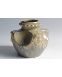 Vase céramique Julius Dressler Vienne Autriche Art Nouveau