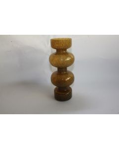 Vase design 1970 verre soufflé 