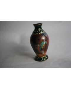 Vase émail Limoges