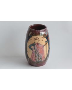 Vase Louis-Etienne DESMANT Tapisserie Bayeux