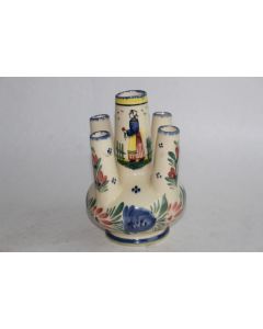 Vase pique fleurs céramique HB Henriot Quimper 