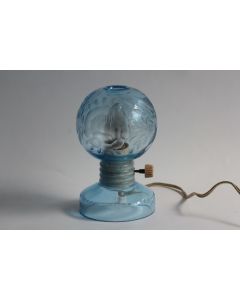 Veilleuse Brûle parfum verre taillé Bohème